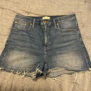 Madewell shorts - high rise